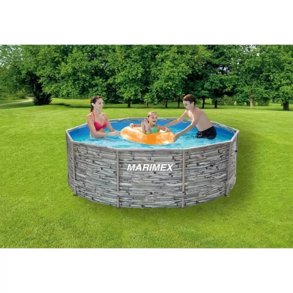 Bazén Florida 3,66x1,22 m bez příslušenství - motiv KÁMEN Marimex 10340266