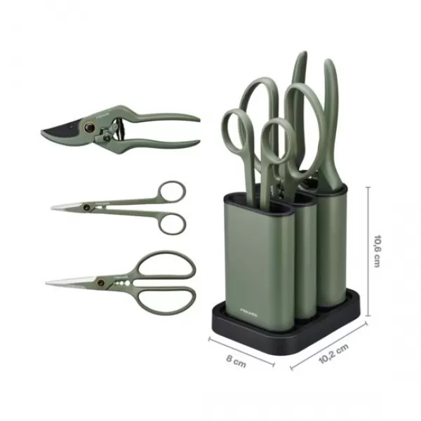 Plant Care sada nůžek s pouzdry, 3 ks Fiskars 1075317