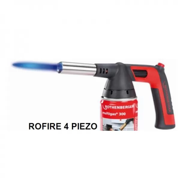 Ergonomický hořák s plynem Rofire 4 Piezo ROTHENBERGER 1000002360