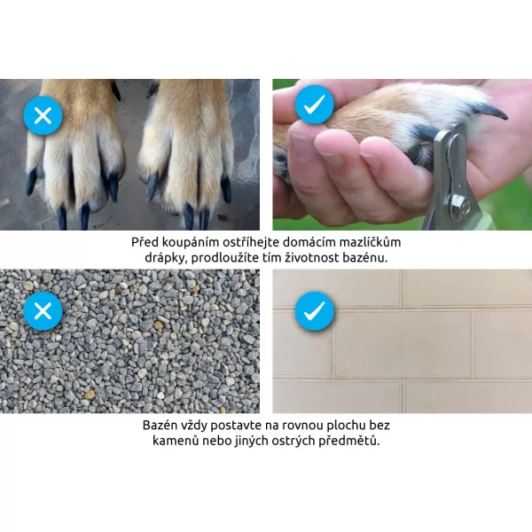 Skládací bazén pro psy - 80 cm Marimex 10210057