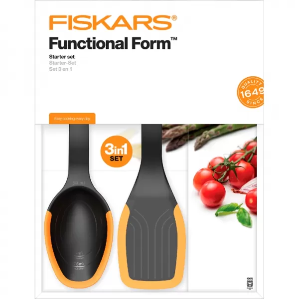 Startovací set - lžíce, lopatka a kleště Fiskars 1027306