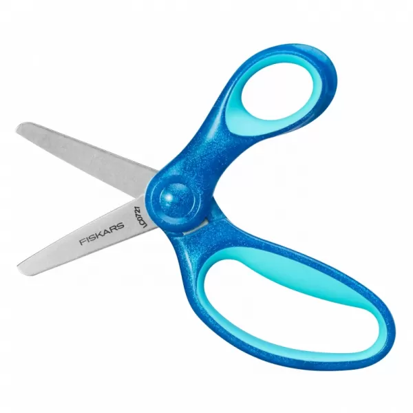 Dětské nůžky se třpytkami, modré, 13 cm (6+) Fiskars 1064073