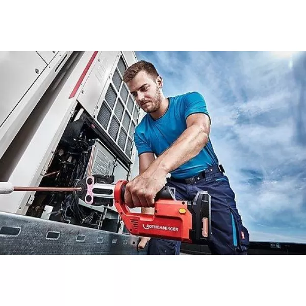 Aku lisovací sada ROMAX Compact TT + čelisti 1/4"-1.1/8" ROTHENBERGER 1000002121