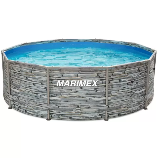 Bazén Florida 3,66x1,22 m bez příslušenství - motiv KÁMEN Marimex 10340266