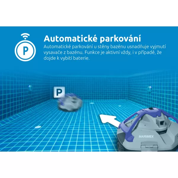 Aku bazénový robotický vysavač 12V 4,0Ah SupraVac Colorado Marimex 10800048