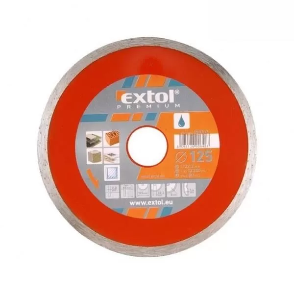 Dia kotouč řezný celoobvodový 230x22,2mm EXTOL PREMIUM 108735