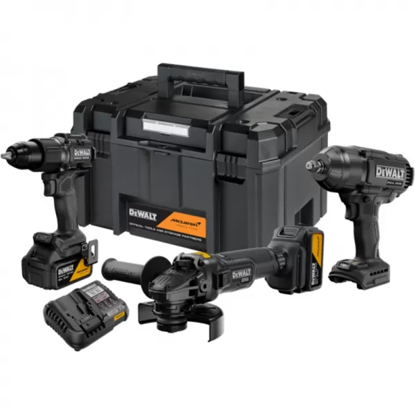 Aku kombo sada 18V/2x5,0Ah DCD86M + DCF99M + DCG45M McLaren DeWALT DCK3222MP2T
