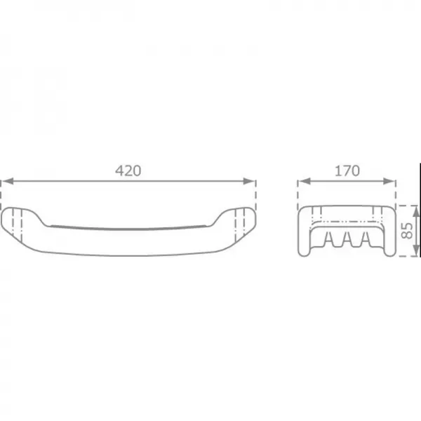 Play Plastové houpací sedátko - modrý Marimex 11640311