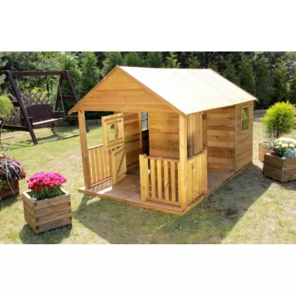 Dětský dřevěný domeček Farma Marimex 11640426