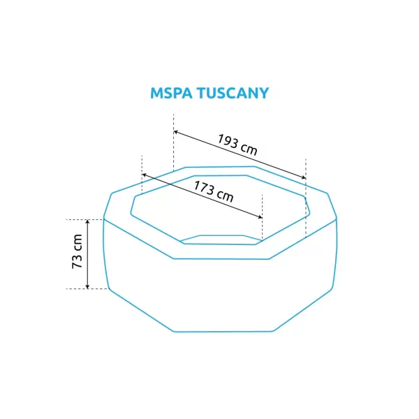 Vířivý bazén MSPA Tuscany F-TU062W 11400279