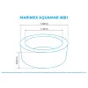 Bazén vířivý AQUAMAR 4881 (zelená) Marimex 11400286