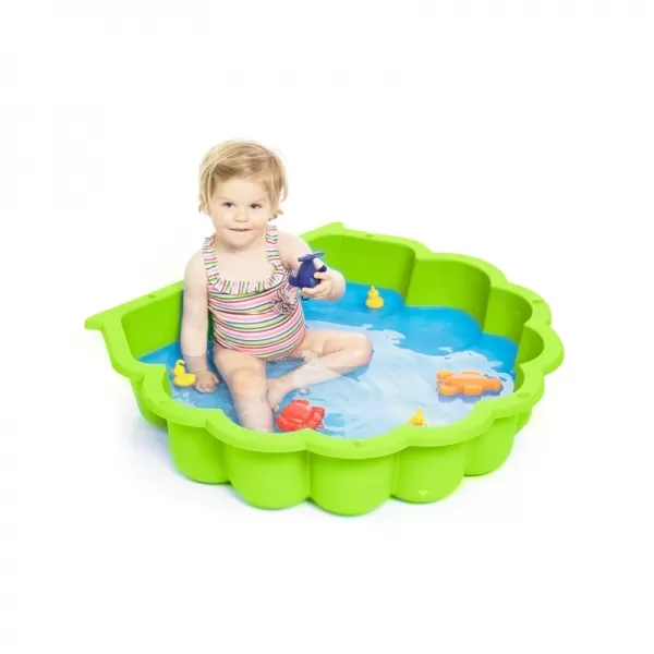 Pískoviště/bazének mušle s krytem zelené Marimex 11640398