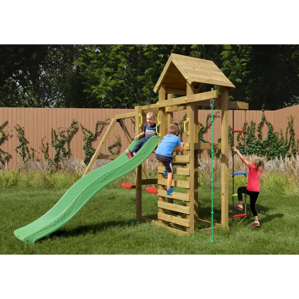 Dětské hřiště Play Basic 011 + zelená skluzavka Marimex 11640592