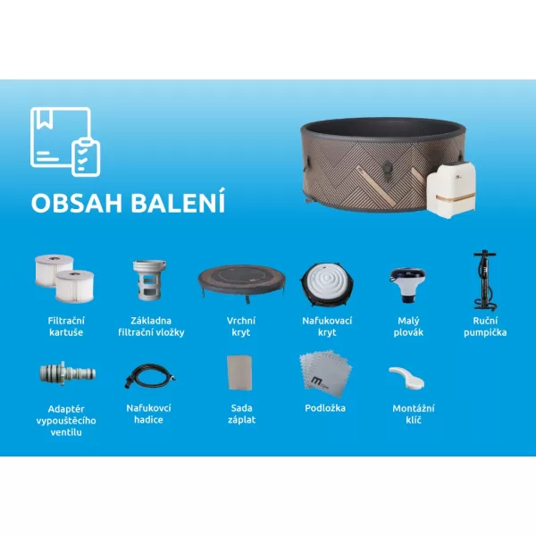 Vířivý bazén MSPA Mono ECO F-MO082WE Marimex 11400281