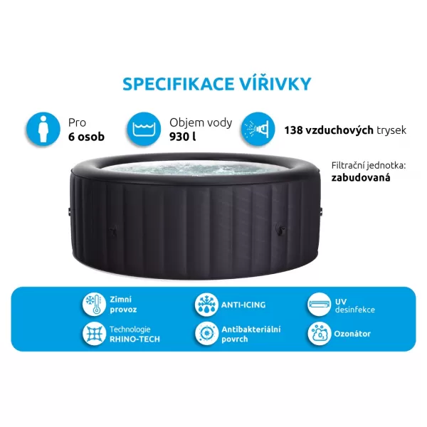 Bazén vířivý MSPA Rimba U-RB062 Marimex 11400297