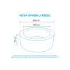 Bazén vířivý MSPA Rimba U-RB062 Marimex 11400297