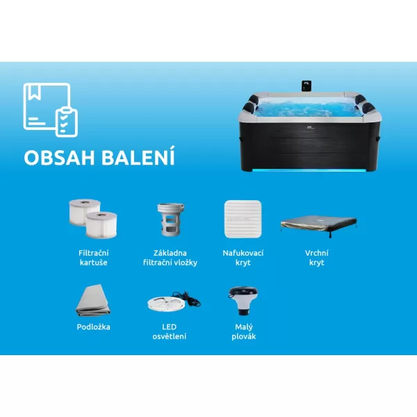 Vířivý bazén MSPA Oslo Amber F-AM063W Marimex 11400284