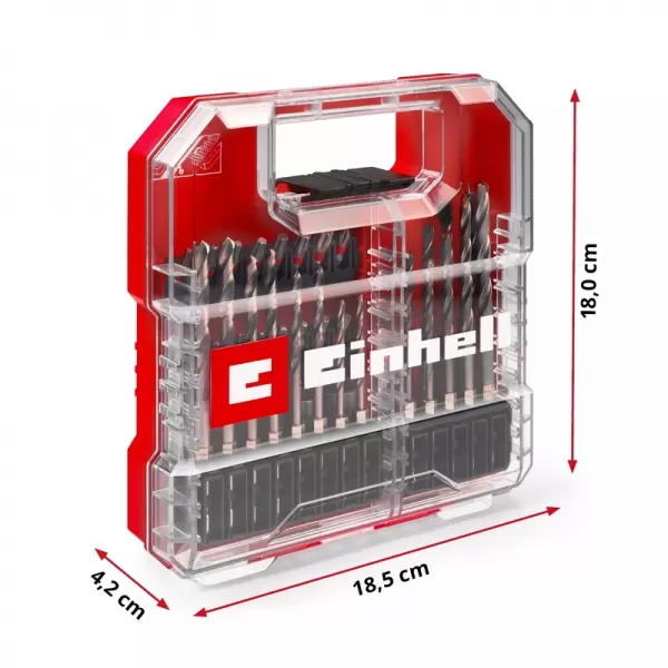 Sada vrtáků a bitů L-CASE 40ks Einhell 49109053