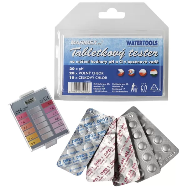Tester MARIMEX na pH a chlorovou koncentraci 11305001