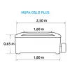 Vířivý bazén MSPA Oslo Plus F-OS063WP Marimex 11400282