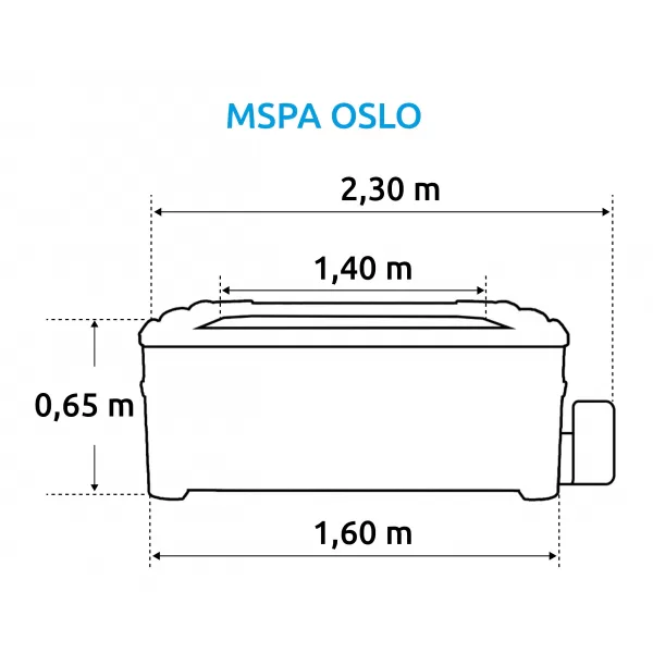 Vířivý bazén MSPA Oslo Amber F-AM063W Marimex 11400284