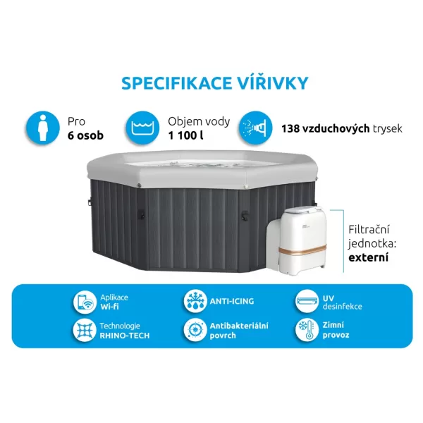 Vířivý bazén MSPA Tuscany F-TU062W 11400279