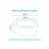 Vířivý bazén MSPA Carlton M-CA062 11400298