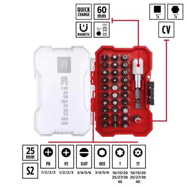 Sada bitů XS-CASE 32ks Einhell 49118693