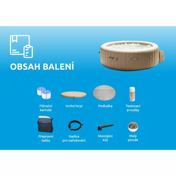 Vířivý bazén Pure Spa - Bubble HWS Marimex 11400217