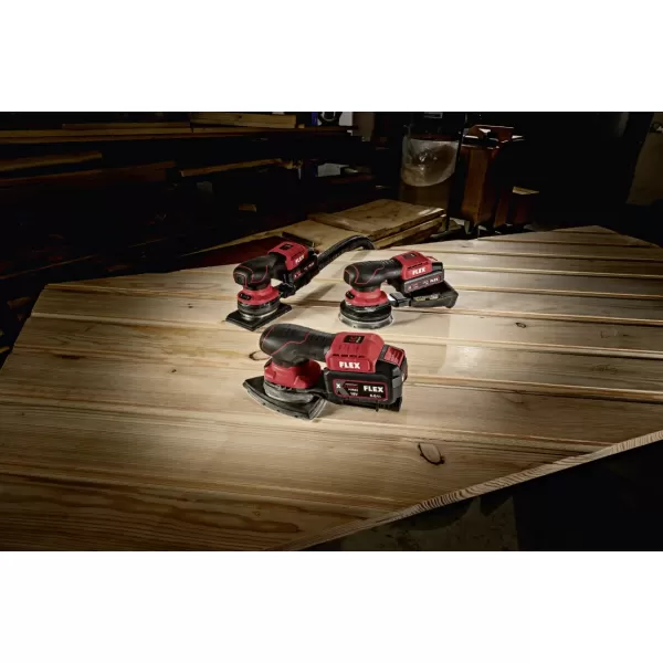 Aku vibrační bruska s regulací otáček 18V/2x2,5Ah OSE 2-80 18-EC/2.5 Set Flex 532086