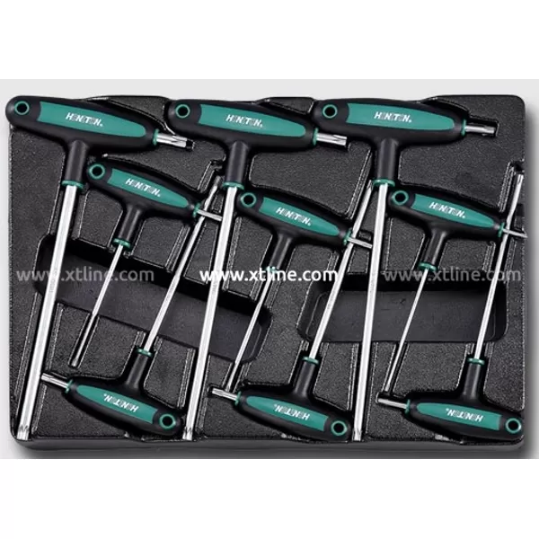 Montážní vozík na nářadí kovový vybavený 215dílů HONITON HA230-104