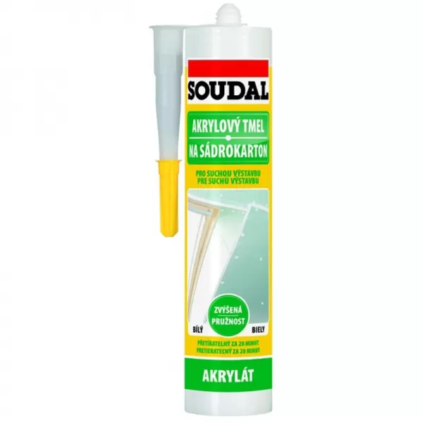 Akrylový tmel 300ml SOUDAL 1200510