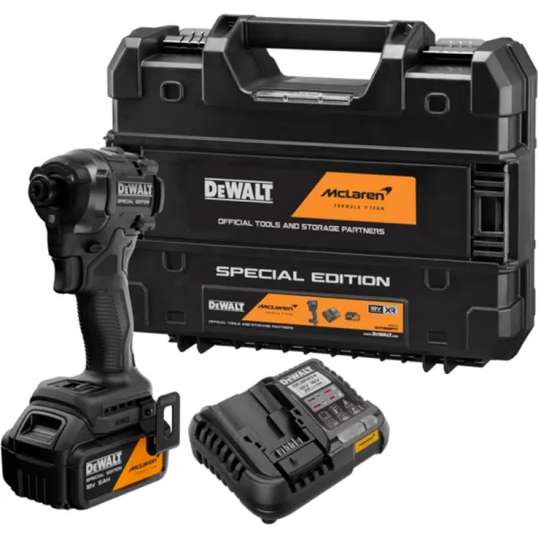 Aku rázový utahovák 18V/1x5,0Ah McLaren DeWALT DCF86MP1T