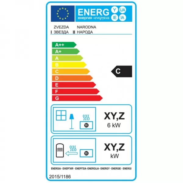 Sporák na tuhá paliva ZVEZDA NARODNA SP GLASS, pravá
