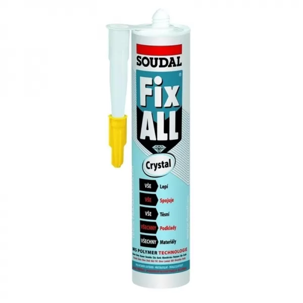 Lepící tmel 290ml FIX ALL Crystal