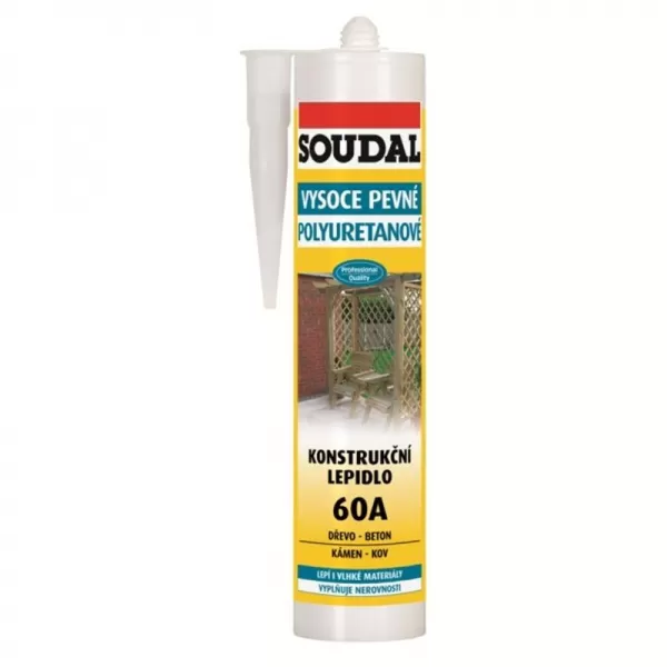 Konstrukční lepidlo 300ml Soudal 60A
