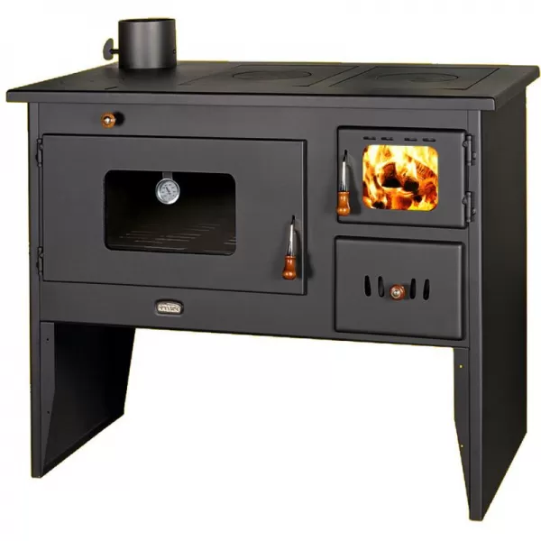 Sporák na tuhá paliva Prity 2P50, pravá