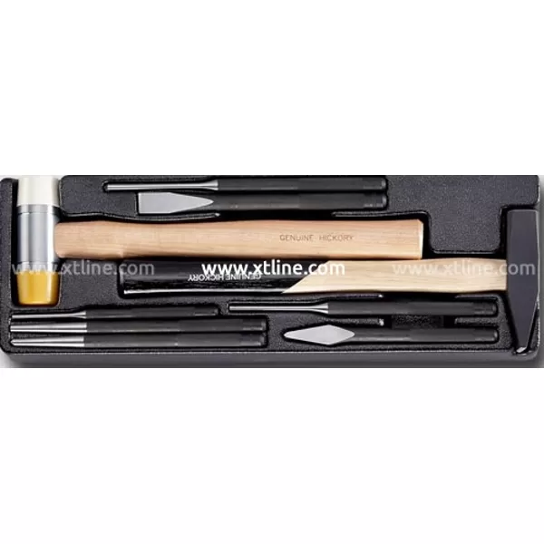 Montážní vozík na nářadí kovový vybavený 215dílů HONITON HA230