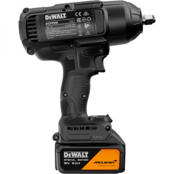 Aku rázový utahovák s vysokým momentem 18V/2x5,0Ah McLaren DeWALT DCF99MP2T