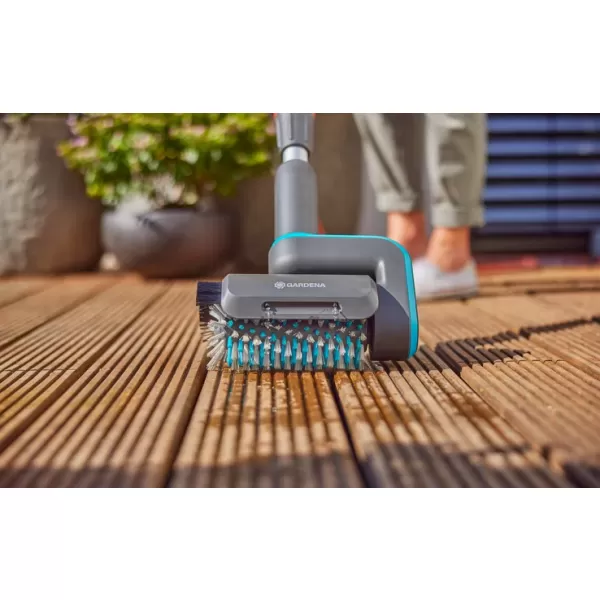 Aku multi čistič 18V 1x2,5 Ah AquaBrush Patio 03/18V P4A - set Gardena 14841-20