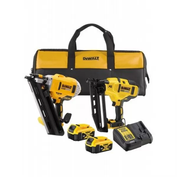Aku bezuhlíková kombo sada nářadí 18V 2x5,0 Ah XR DeWALT DCK246P2