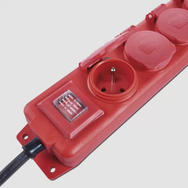 Prodlužovací kabel gumový 4 zásuvky 5m EMOS P14151