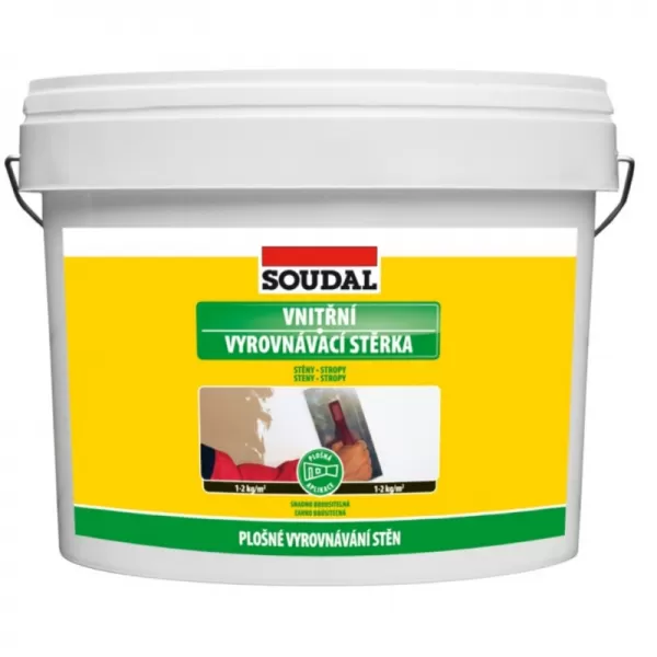 Vnitřní vyrovnávací stěrka SOUDAL bílá