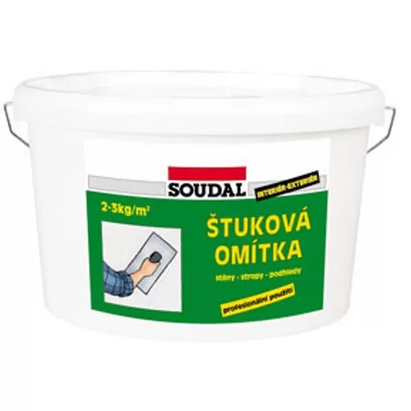 Štuková omítka bílá 30 kg Soudal 1520130