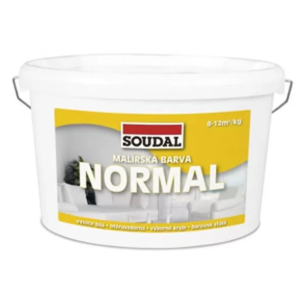 Malířská barva Normal bílá 4,5 kg Soudal 1600200