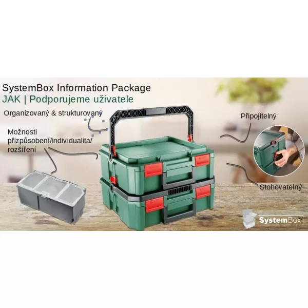 Systembox 390 x 121 x 343 Bosch 1600A016CT