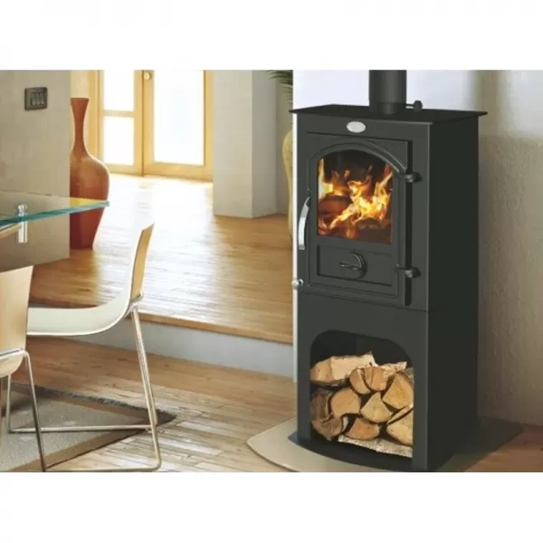 Krbová kamna VERSO 1, podstavec, litinová dvířka