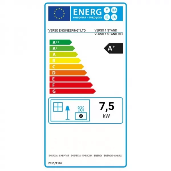 Krbová kamna VERSO 1, podstavec, litinová dvířka