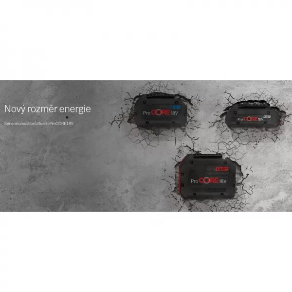 Aku sada Bosch 2x ProCORE 18V 4.0 Ah+GAL 1880 CV 1.600.A01.6GF