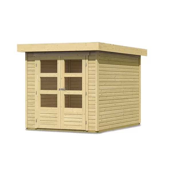 Dřevěný domek KARIBU ASKOLA 2 (73059) natur LG1756